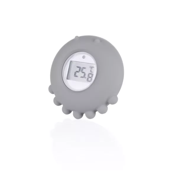 Zopa Silikónový digitálny teplomer 2 v 1 – holubičkovo sivý Dove Grey