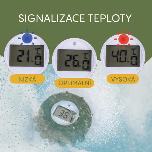 Zopa Silikónový digitálny teplomer 2 v 1 – ružová Old Pink