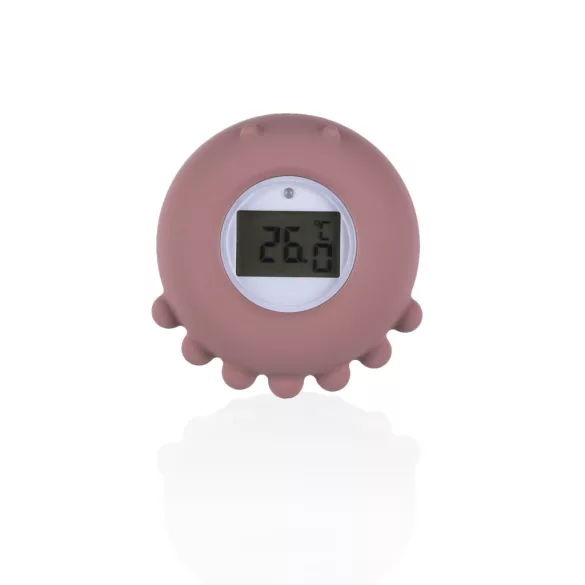 Zopa Silikónový digitálny teplomer 2 v 1 – ružová Old Pink