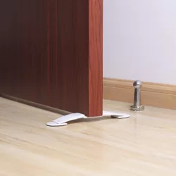 Zopa Dvojitý dverový doraz 2 ks biela