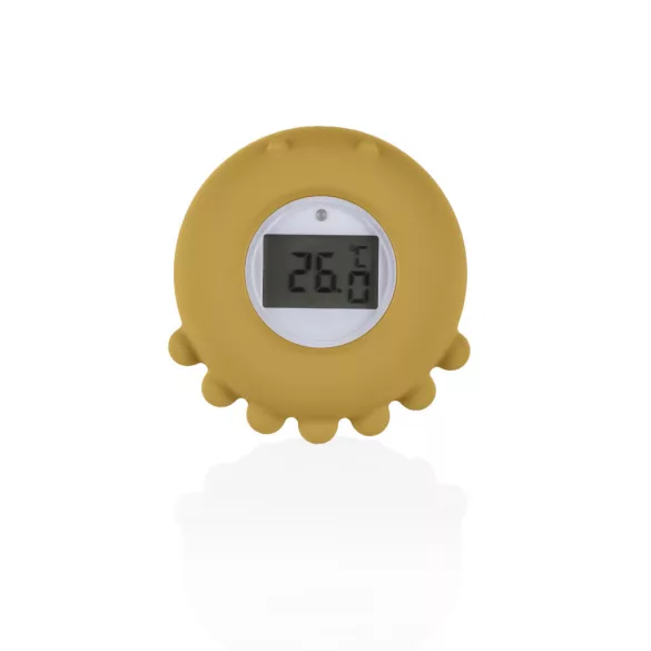 Zopa Silikónový digitálny teplomer 2 v 1 – horčicovožltý Mustard Yellow
