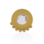 Zopa Silikónový digitálny teplomer 2 v 1 – horčicovožltý Mustard Yellow