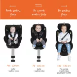 Detská autosedačka Zopa Voyager Maxi v strieborno-sivej farbe