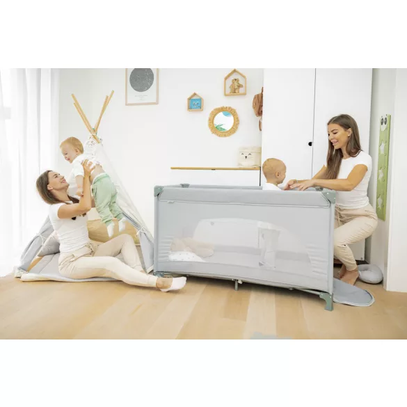 Cestovná postieľka Zopa Lely, antracitová šedá Antracit Grey