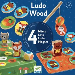 Djeco súprava 4 hier - v lese - Ludo Wood