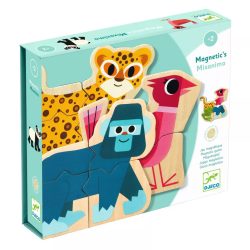 Djeco drevené puzzle magnetky - Mixanimo