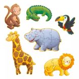 Djeco obrovské puzzle - Marmoset & friends