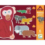 Djeco obrovské puzzle - Henri & friends