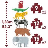 Djeco obrovské puzzle - Henri & friends