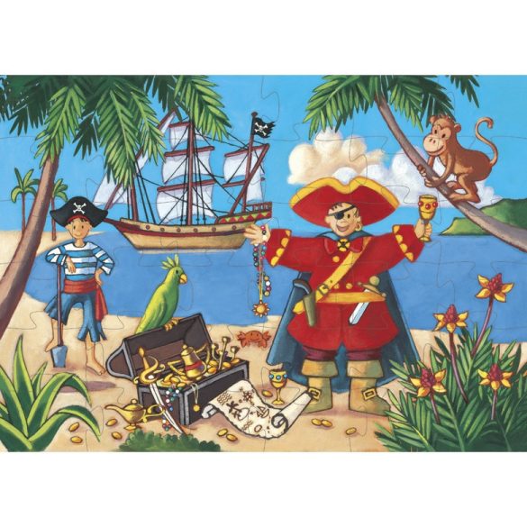 Djeco puzzle - The pirate and his treasure