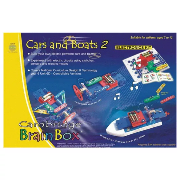 Cambridge Brainbox Elektronika Sada Autá a lode – Cars & Boats 2