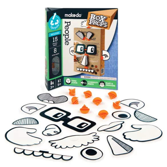 Makedo BoxProps Tváre – Ľudia – People