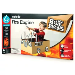 Makedo BoxProps Doprava – Hasičské auto – Fire Engine