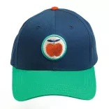 Djeco Baseballová čiapka s výšivkou jablka – Red apple