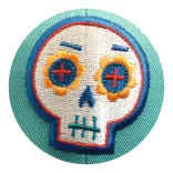 Djeco Little Big room Baseballová čiapka s výšivkou lebky – Skull and crossbones