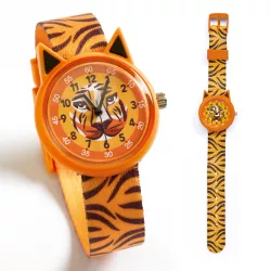 Djeco Hodinky Macskóra - Tiger