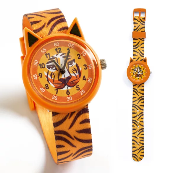 Djeco Hodinky Macskóra - Tiger