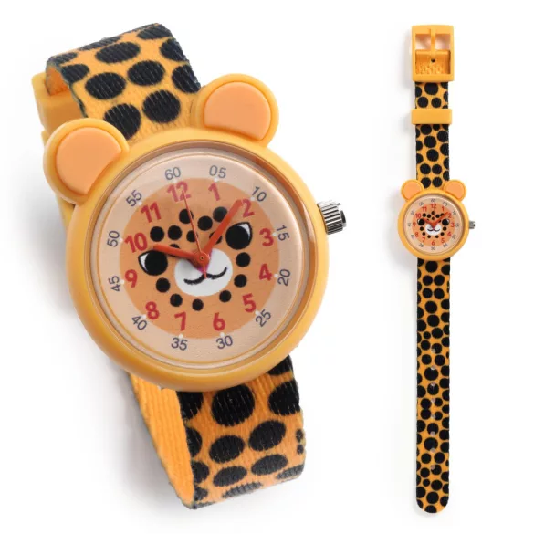 Djeco Little Big room Hodinky Gepárd - Cheetah