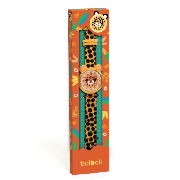Djeco Little Big room Hodinky Gepárd - Cheetah