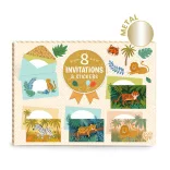 Djeco Sada pozvánok Džungľová párty – Jungle animals