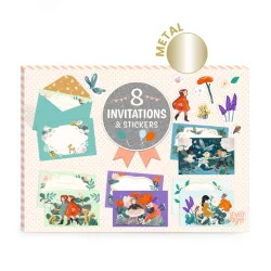 Sada pozvánok Djeco Záhradná párty – Garden friends