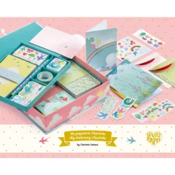   Djeco Sada kancelárskych potrieb Sári box - Charlotte box set