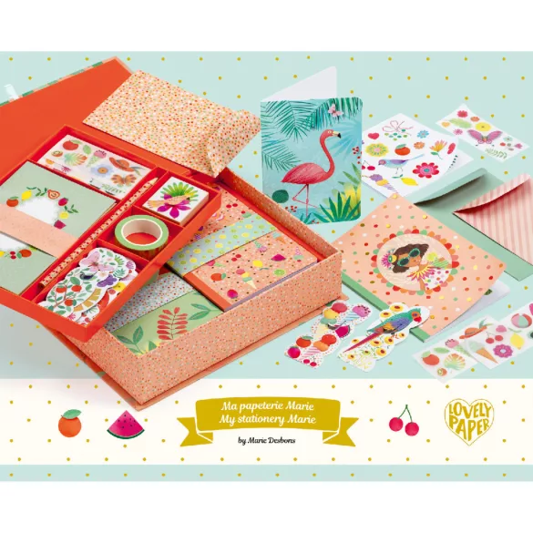 Djeco Kancelárske potreby Marcsi box - Marie box set