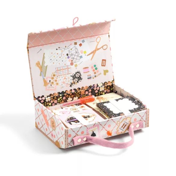 Djeco Kufrík na školské potreby Tina - Tinou stationery case