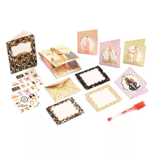 Djeco Kufrík na školské potreby Tina - Tinou stationery case