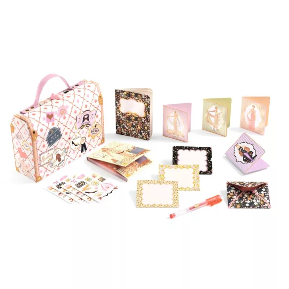 Djeco Kufrík na školské potreby Tina - Tinou stationery case