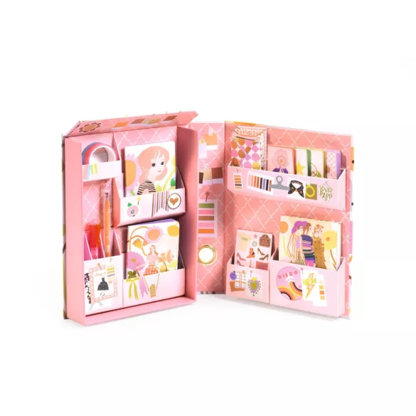 Djeco Kufrík na školské potreby Tinin malý kufrík – Tinou stationery cabinet
