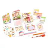 Djeco Kufrík na školské potreby Tinin malý kufrík – Tinou stationery cabinet