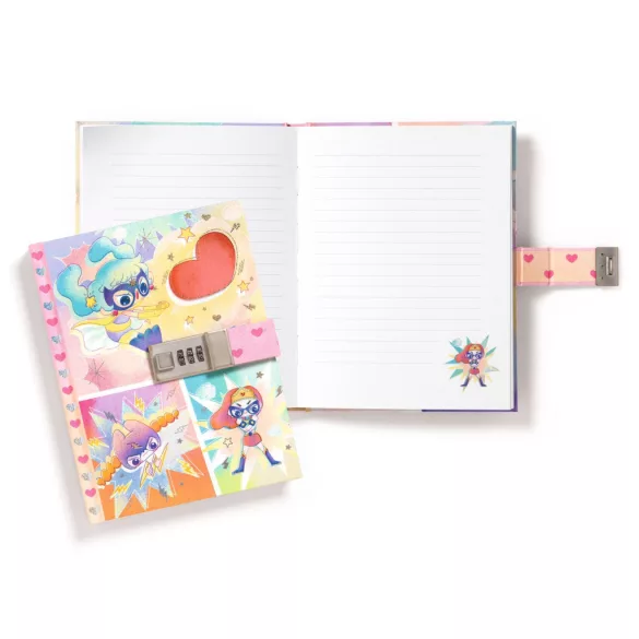 Djeco Lovely Paper Tajný denník s číselným zámkom Lam - Diary code Lam