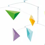 Djeco Little Big room Zavesená dekorácia na vietor Papierové draky - Kites