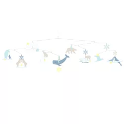   Djeco Little Big room Větrná dekorácia Polárne medvede - Polar bears (FSC)