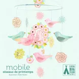 Djeco Little Big room Zavesená dekorácia s vtáčikmi – Spring Birds