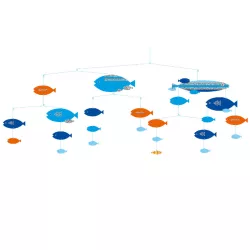   Djeco Little Big room Větrná dekorácia Ryby v harmónii - Fishes in harmony