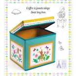 Djeco Little Big room Stolek na hračky Jarná atmosféra - Caravan