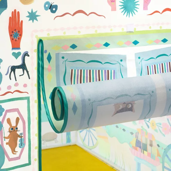 Djeco Little Big room Hrací stan Ekhos vozík - Caravan