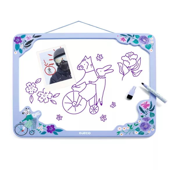 Djeco Little Big Room magnetická tabuľa s motívom zebry – Zebra board