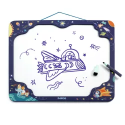   Djeco Little Big room Magnetická tabuľa s ilustráciou astronauta - Space board