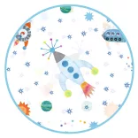 Djeco Little Big room Plášť do dažďa Raketa - Rocket