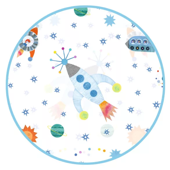 Djeco Little Big room Plášť do dažďa Raketa - Rocket