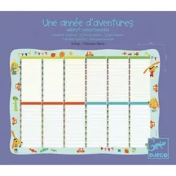   Djeco Little Big room Nástenný kalendár Perpetual calendar boy