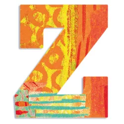   Djeco Little Big room Dekoratívne písmeno - Z - Peacock letter