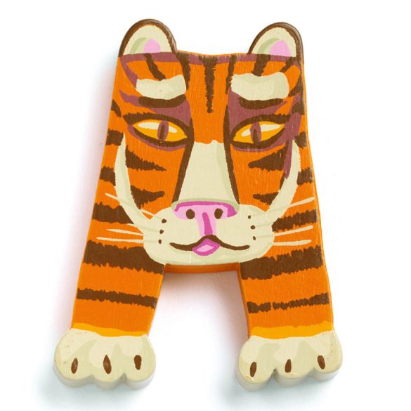 Djeco drevené písmeno - A - Animals