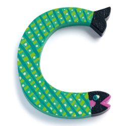 Djeco drevené písmeno - C - Animals