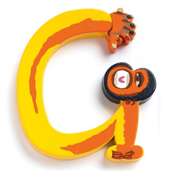 Djeco drevené písmeno - G - Animals