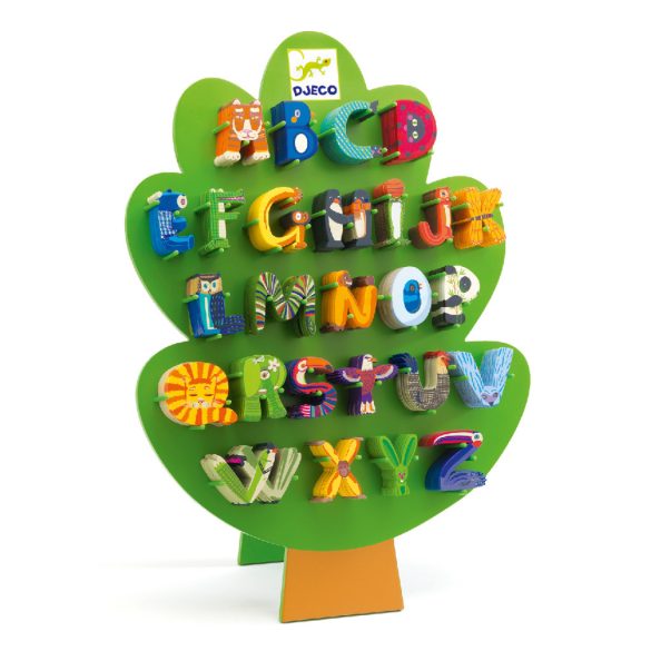 Djeco drevené písmeno - Q - Animals