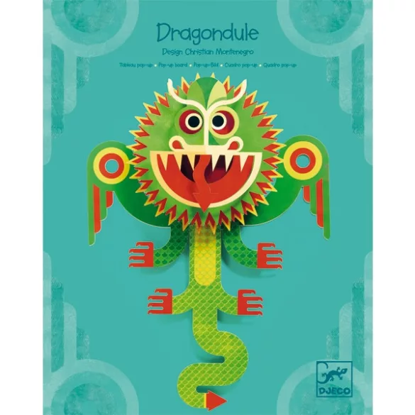 Djeco Little Big room 3D nástenná dekorácia Drak - Dragon